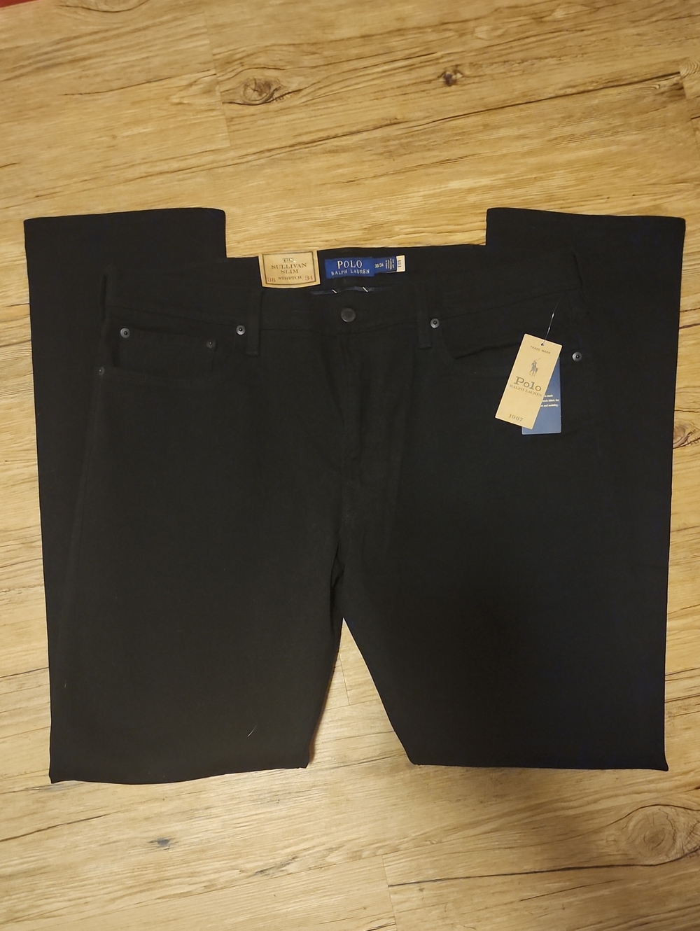 Polo by Ralph Lauren Men's Sullivan Slim Straight Jeans — Black